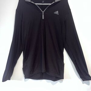 Adidas Black Quarter Zip Pullover